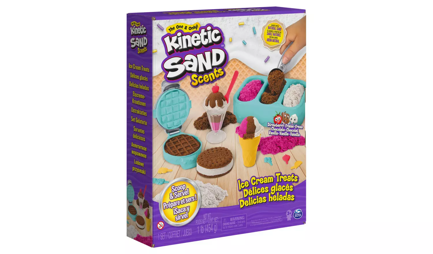 Kinetic Sand Ice Cream Treats Playset