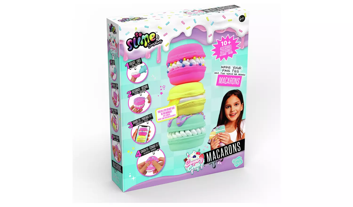 So Slime Sensations Sugary Crush Macarons