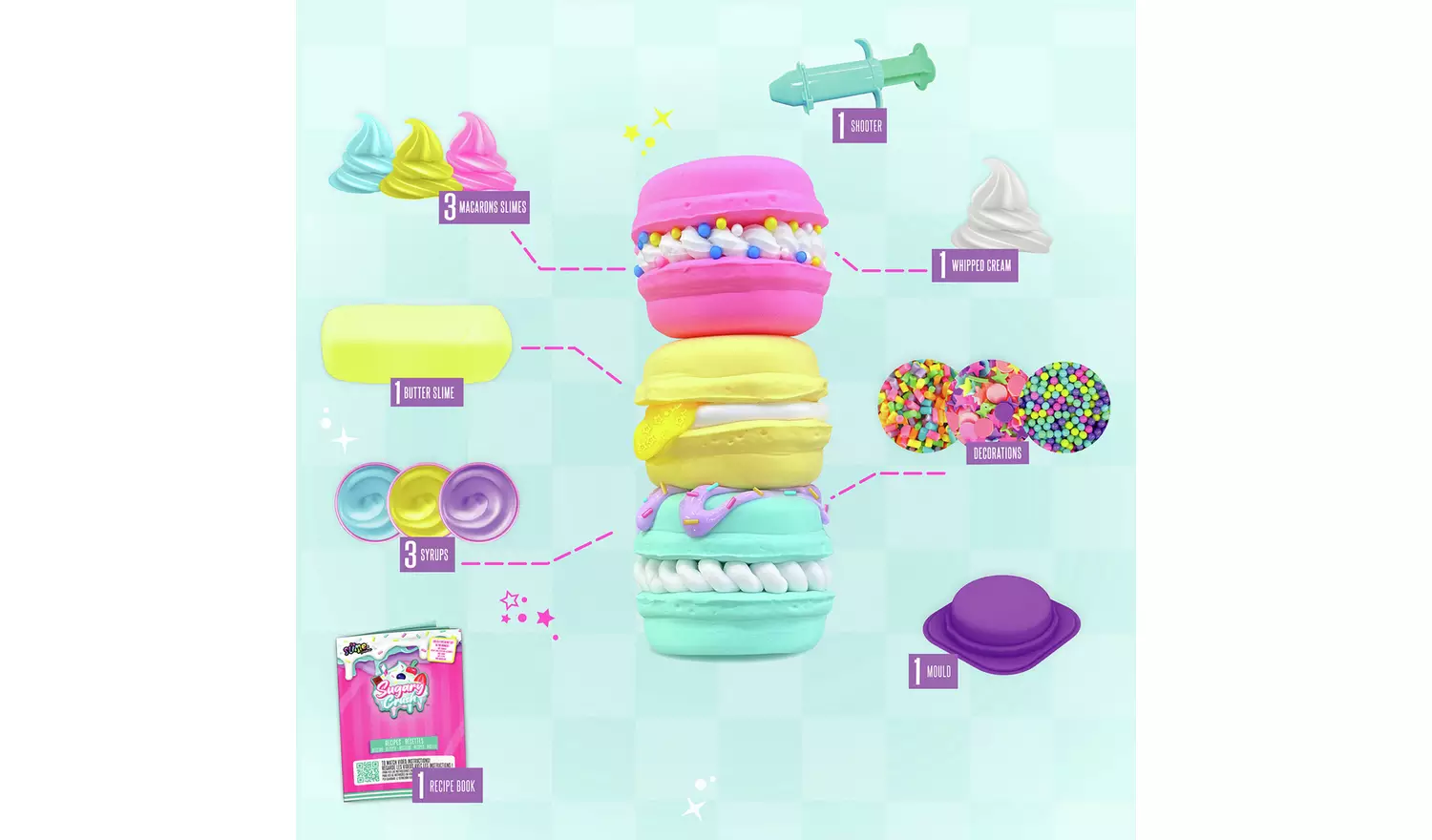 So Slime Sensations Sugary Crush Macarons