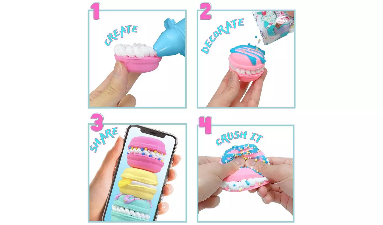 So Slime Sensations Sugary Crush Macarons