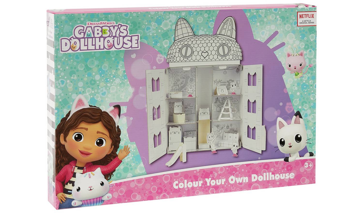 Gabby's Dollhouse Colour Your Own Dollhouse