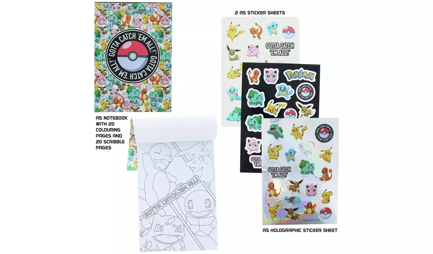 Pokemon Activity Colouring Set