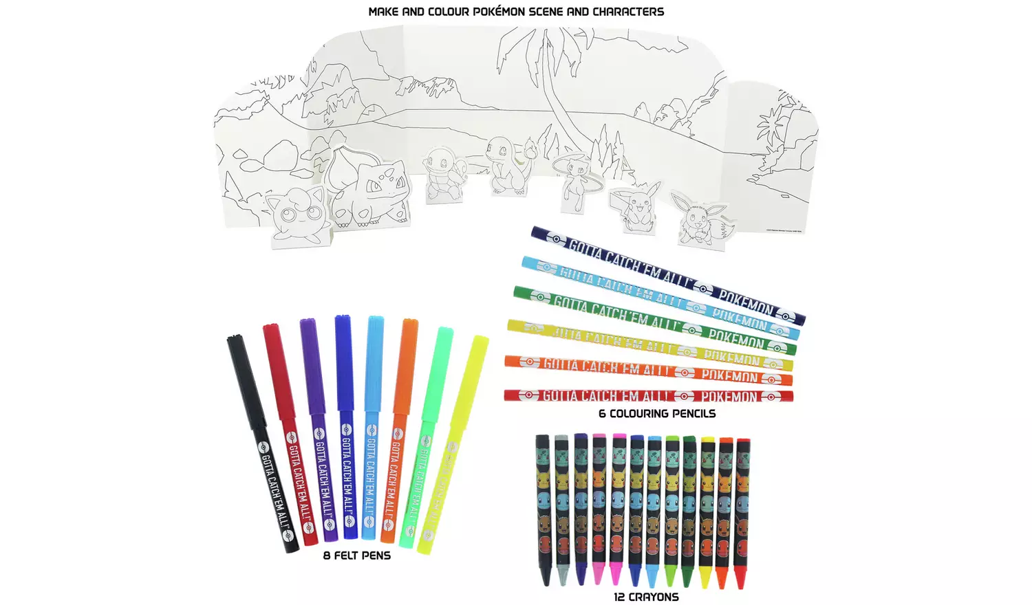 Pokemon Activity Colouring Set