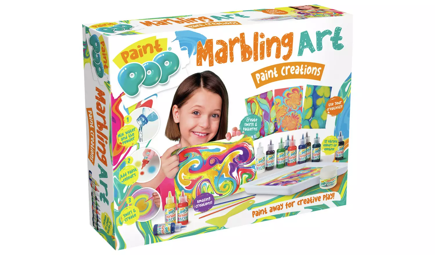 Paint Pop Marbling Set 12 Paints