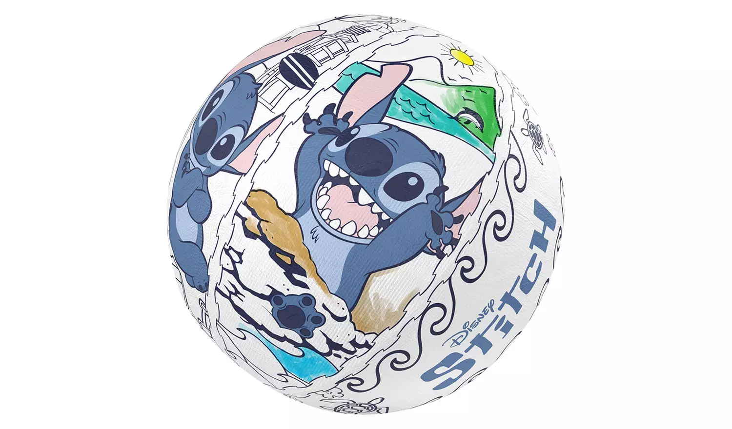 Ollyball Disney Stitch Indoor Colourable Play Ball