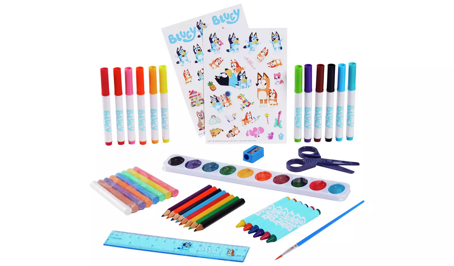 Bluey Art Compendium 50 Piece Activity And Craft Set