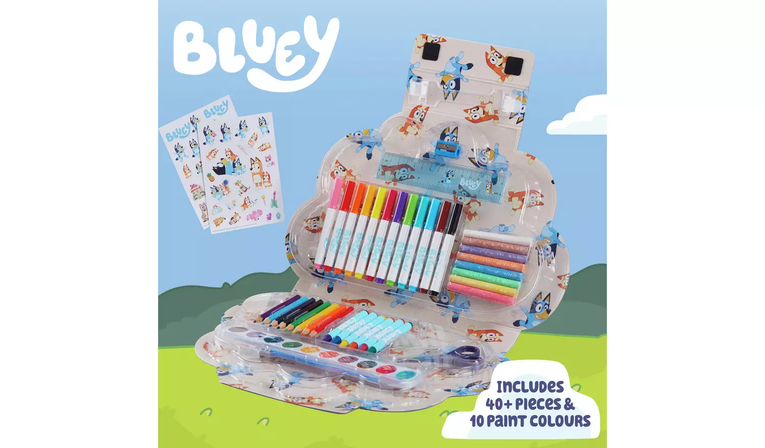 Bluey Art Compendium 50 Piece Activity And Craft Set