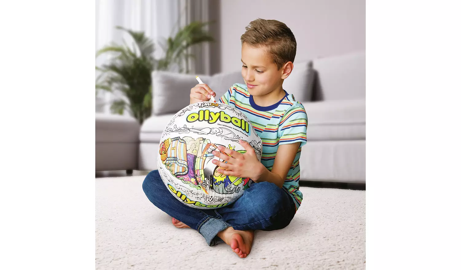 Ollyball Classic Indoor Colourable Play Ball