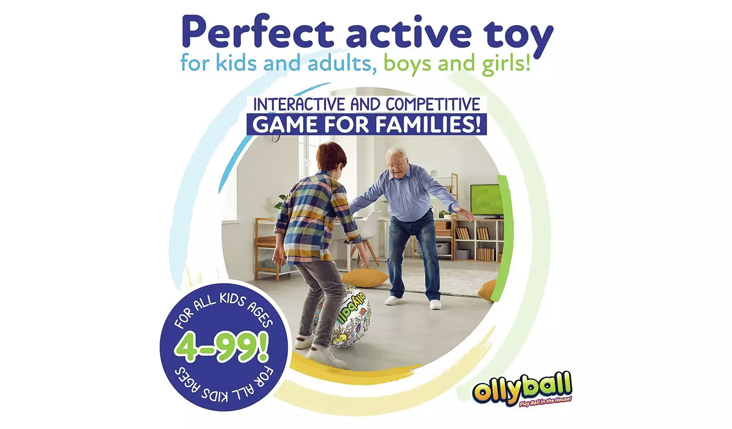 Ollyball Classic Indoor Colourable Play Ball