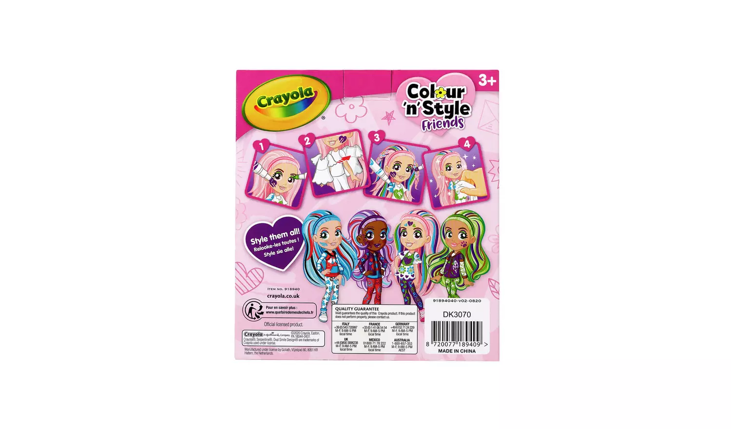 Crayola Colour 'n' Style Friends Assortment