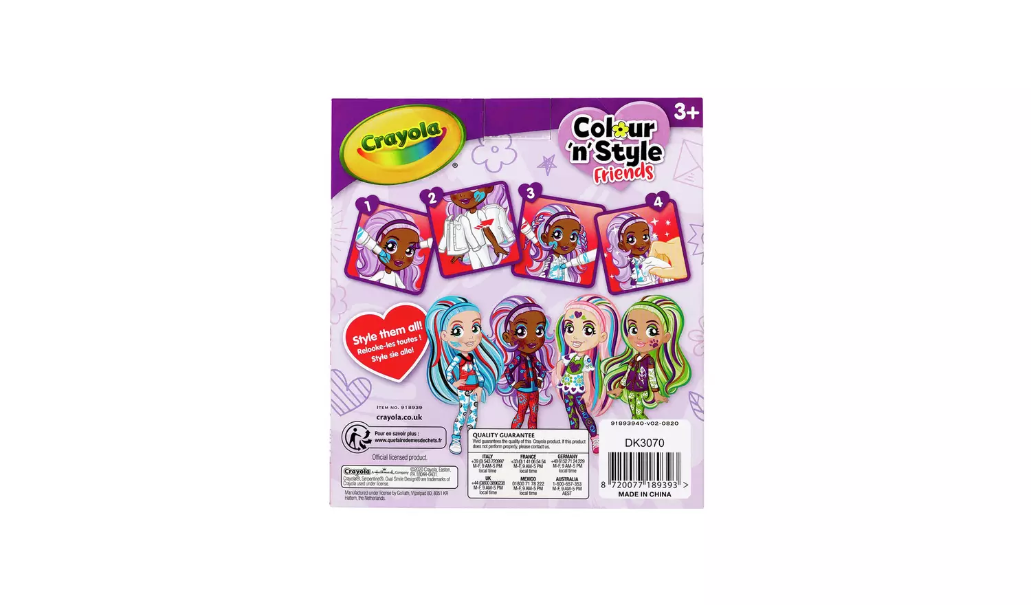 Crayola Colour 'n' Style Friends Assortment