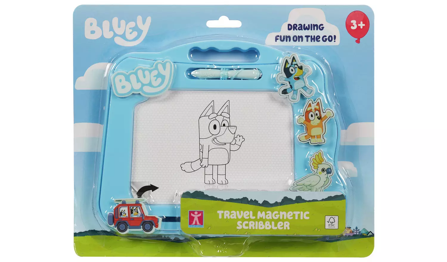 Bluey Travel Magnetic Scribbler