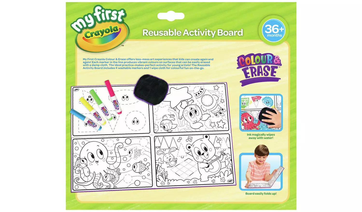 Crayola Colour and Erase Reusable Activity Board