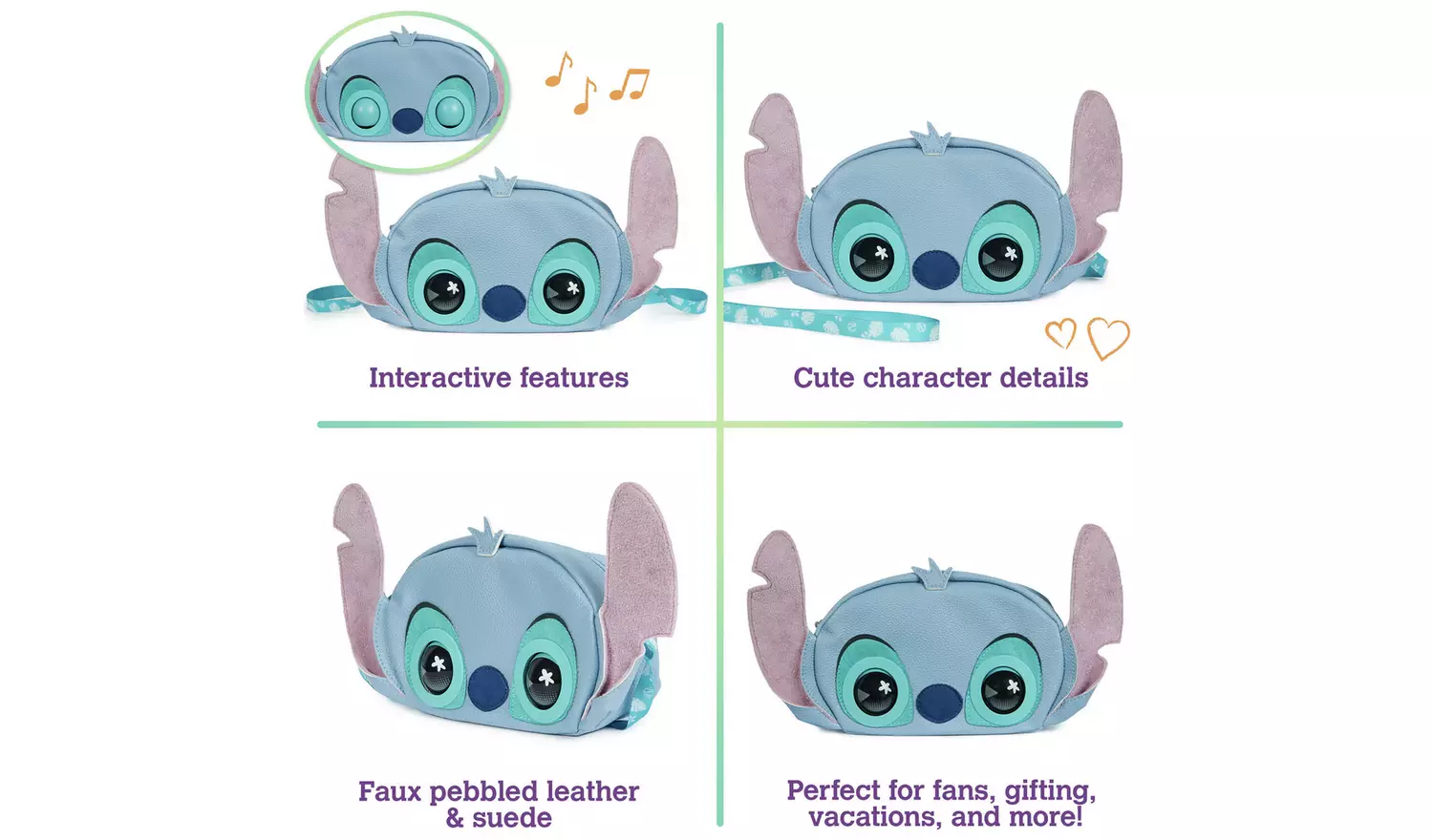 Purse Pets Disney Stitch Interactive Pet Bag