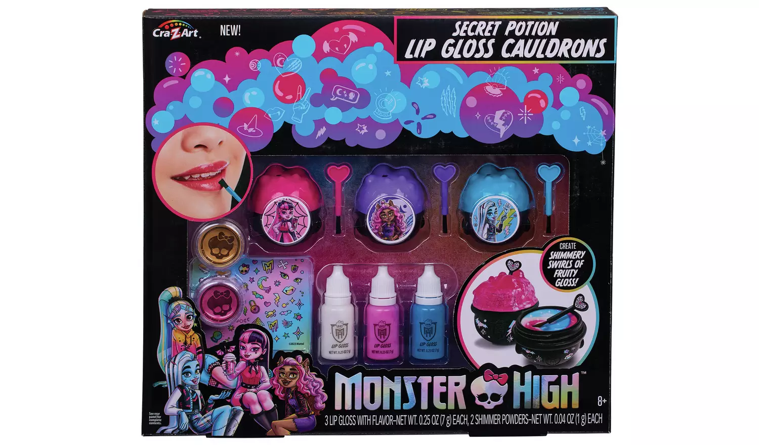 Monster High Secret Potion Lip Gloss Cauldrons
