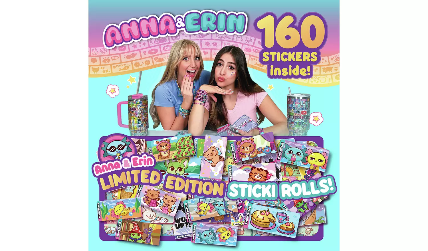 Sticki Rolls Anna & Erin BFF Bracelet Pack