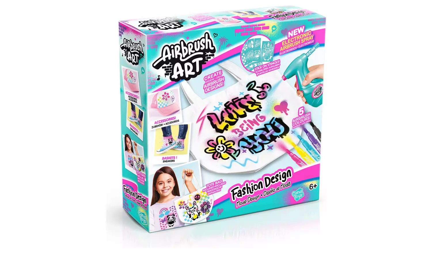 Airbrush Art Fashion Designer Kit
