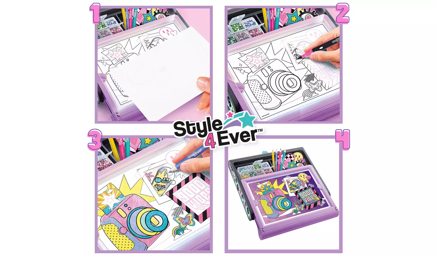 Style 4 Ever Diamond Art LED Case