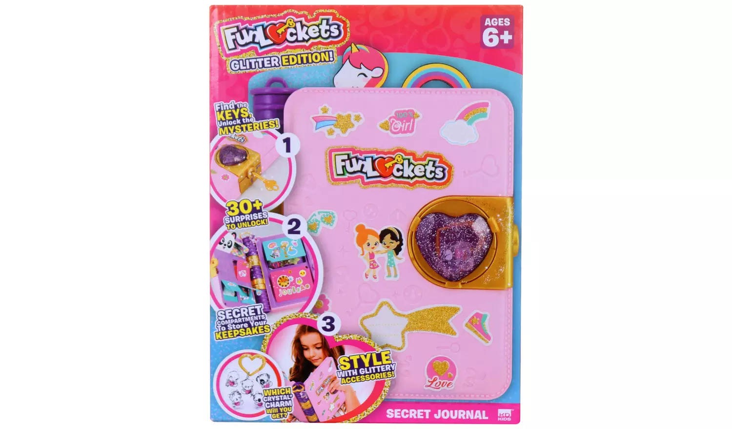 FunLockets Secret Journal Diary Set