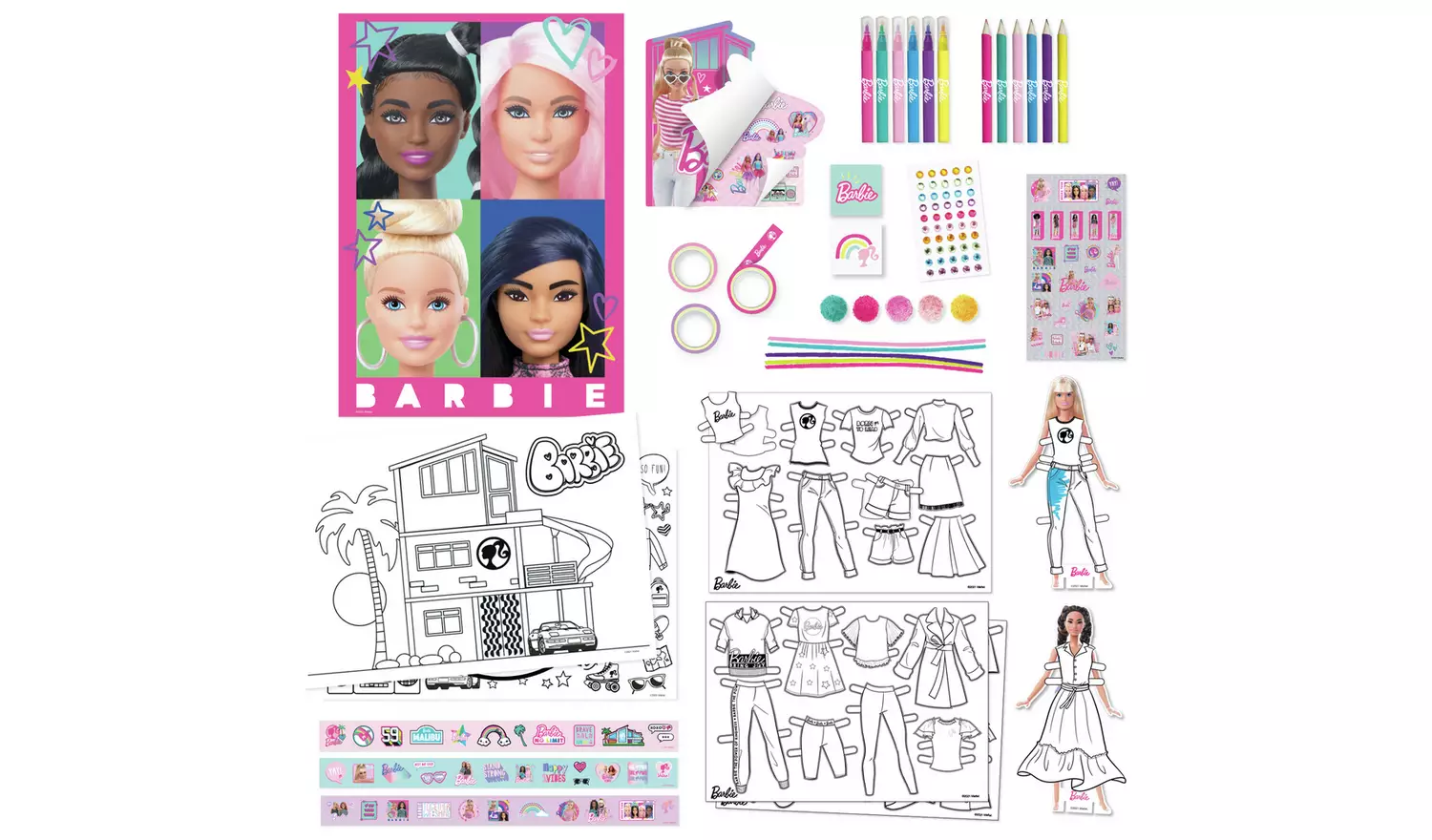 Barbie Campervan Bumper Craft Set