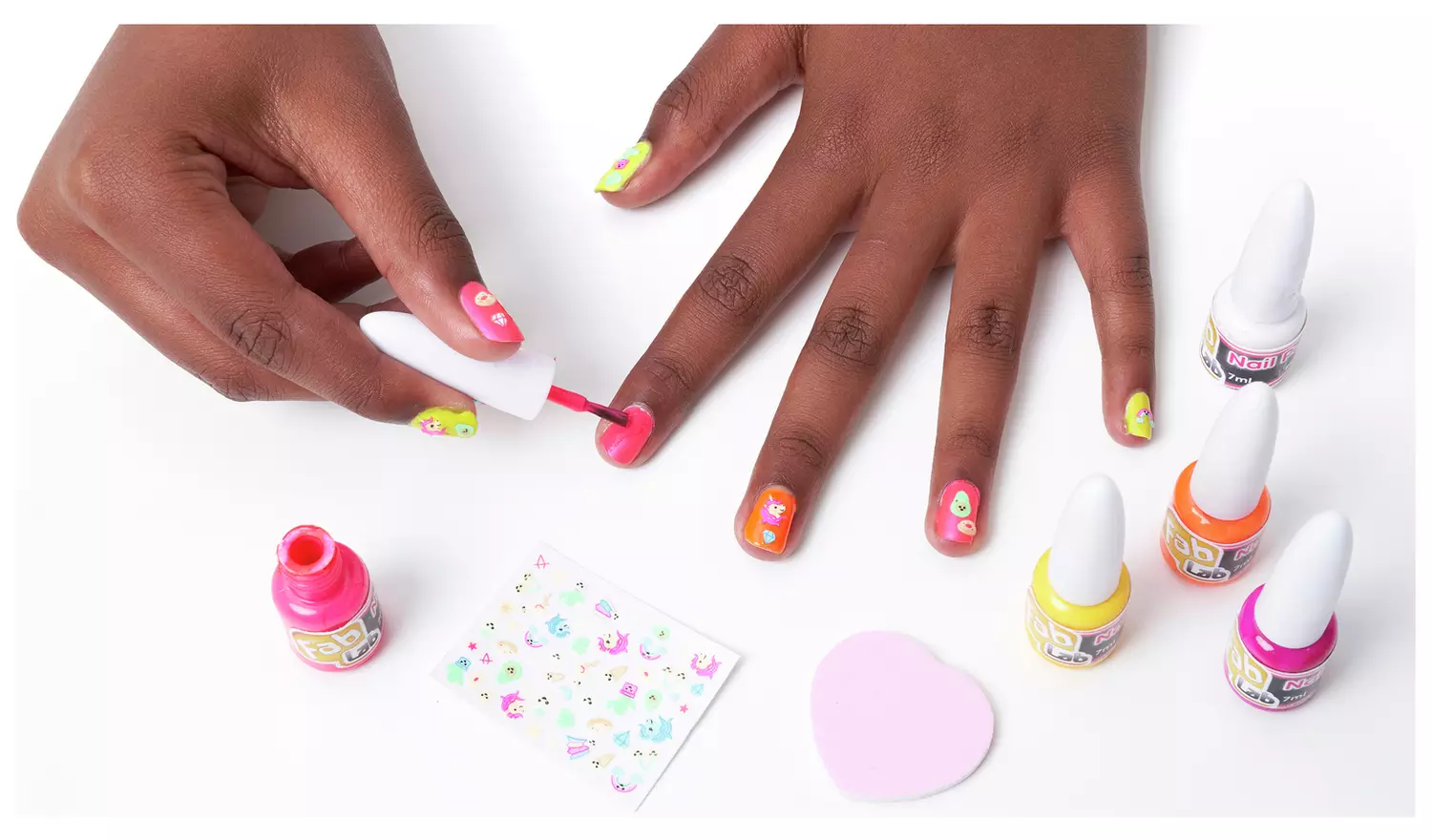 FabLab Glow in the Dark Nail Kit