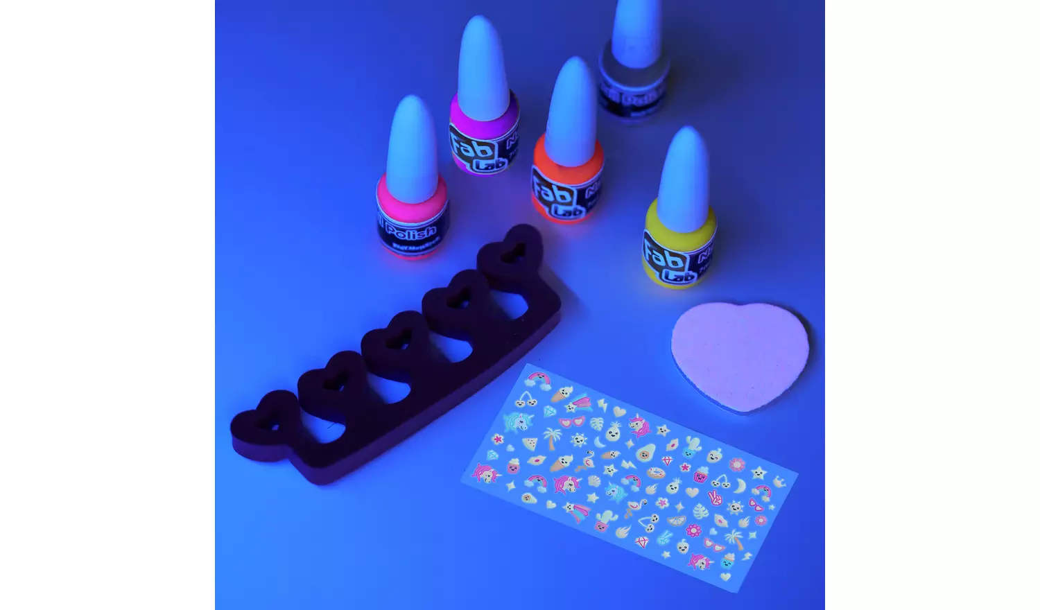 FabLab Glow in the Dark Nail Kit