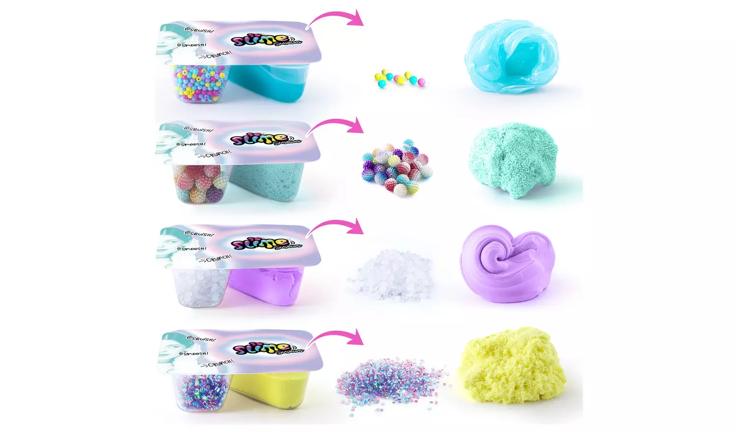 So Slime Sensations Satisfying Compound Kit 4 Pack