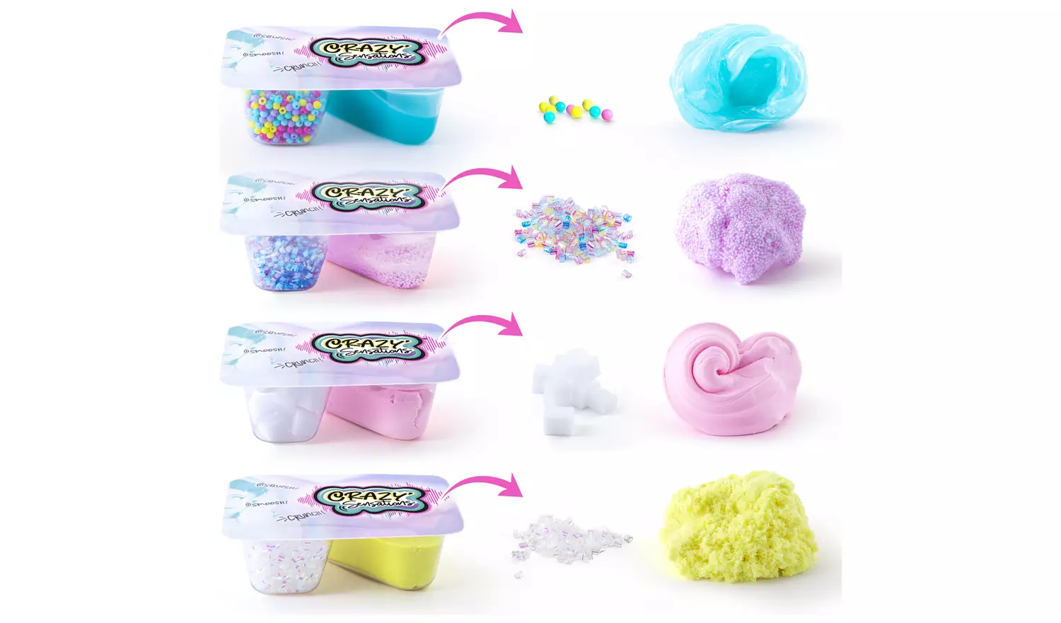 So Slime Sensations Satisfying Compound Kit 4 Pack