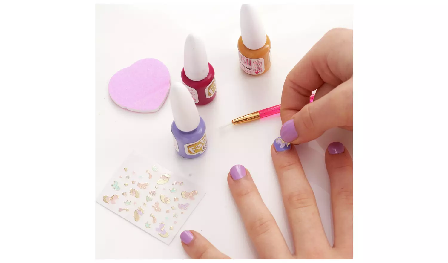 FabLab Nail Art Kids Nail Polish Painting Set