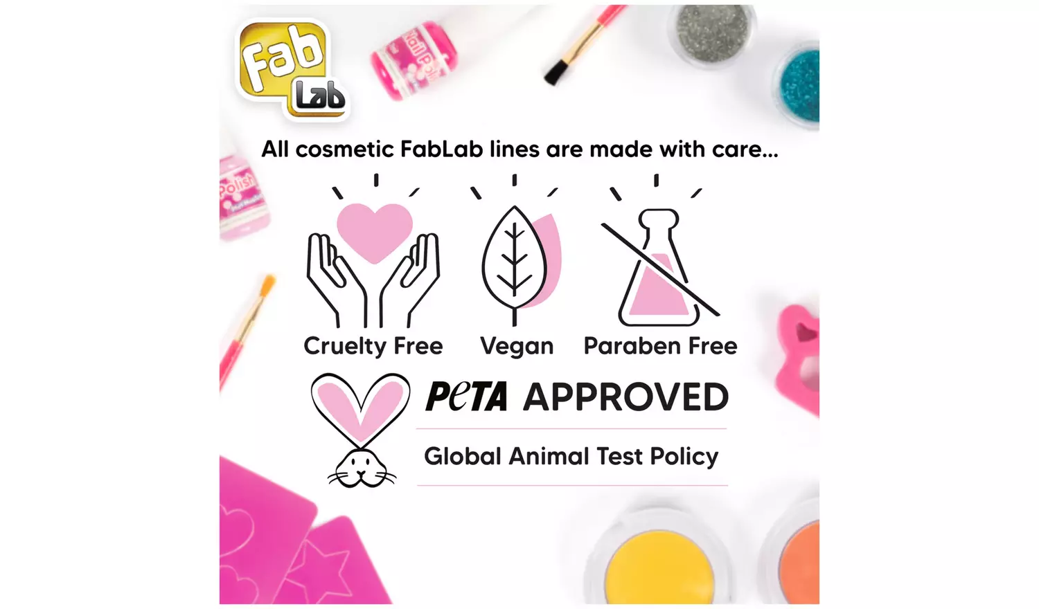 Fablab Glitter and Sparkly Tattoos Nail Polish