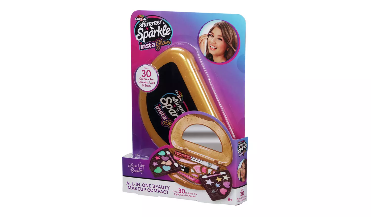 Shimmer and Sparkle InstaGlam All -In-One Beauty Compact