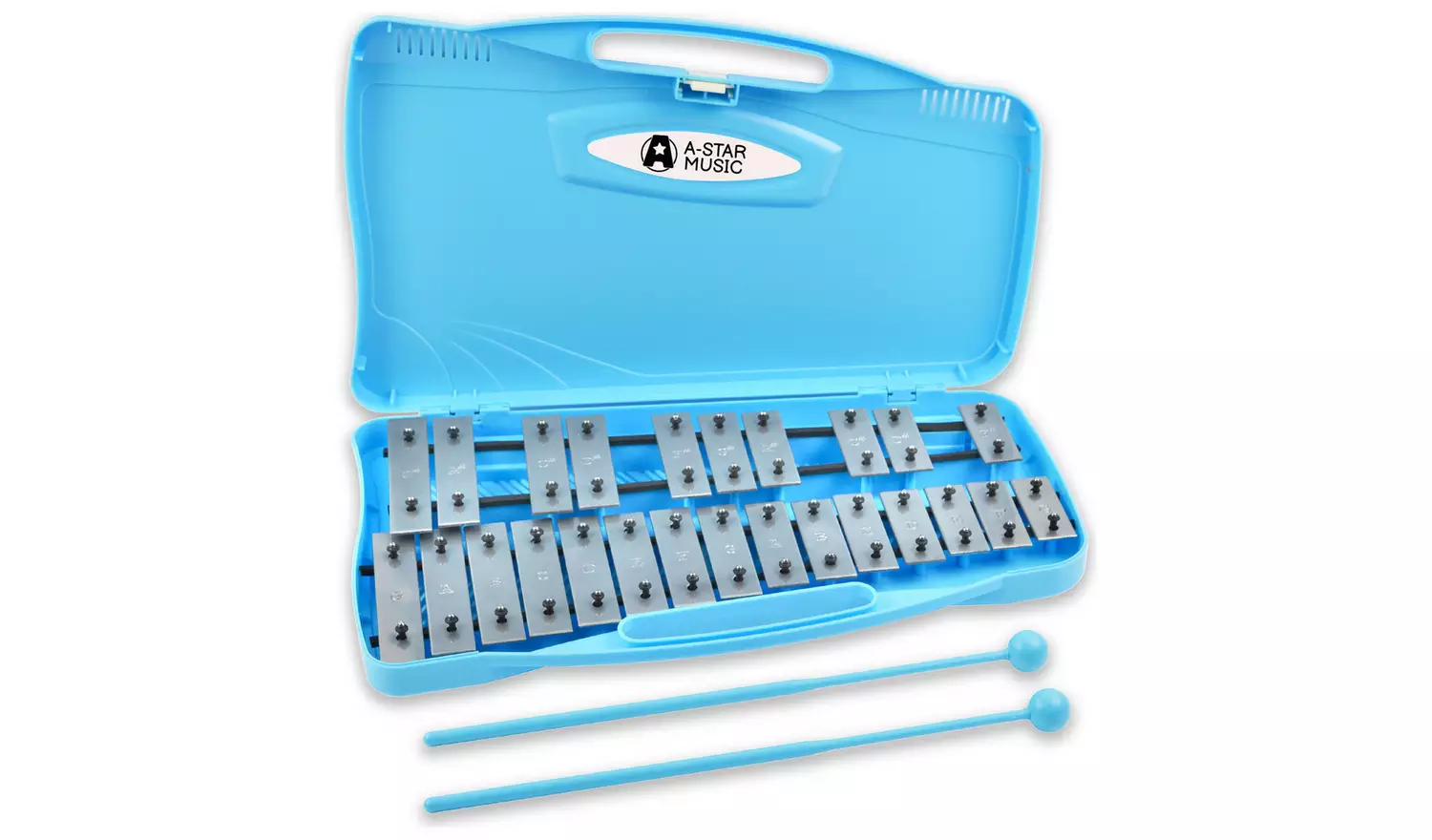 A-Star 25 Note Chromatic Glockenspiel - Blue