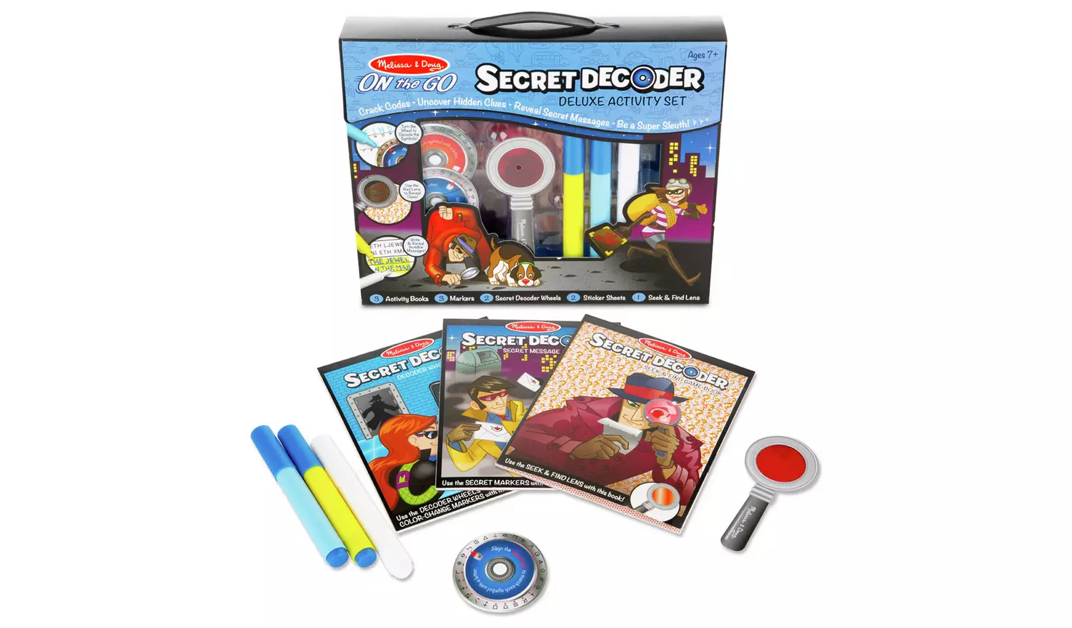 Melissa & Doug Secret Decoder Deluxe Activity Kit