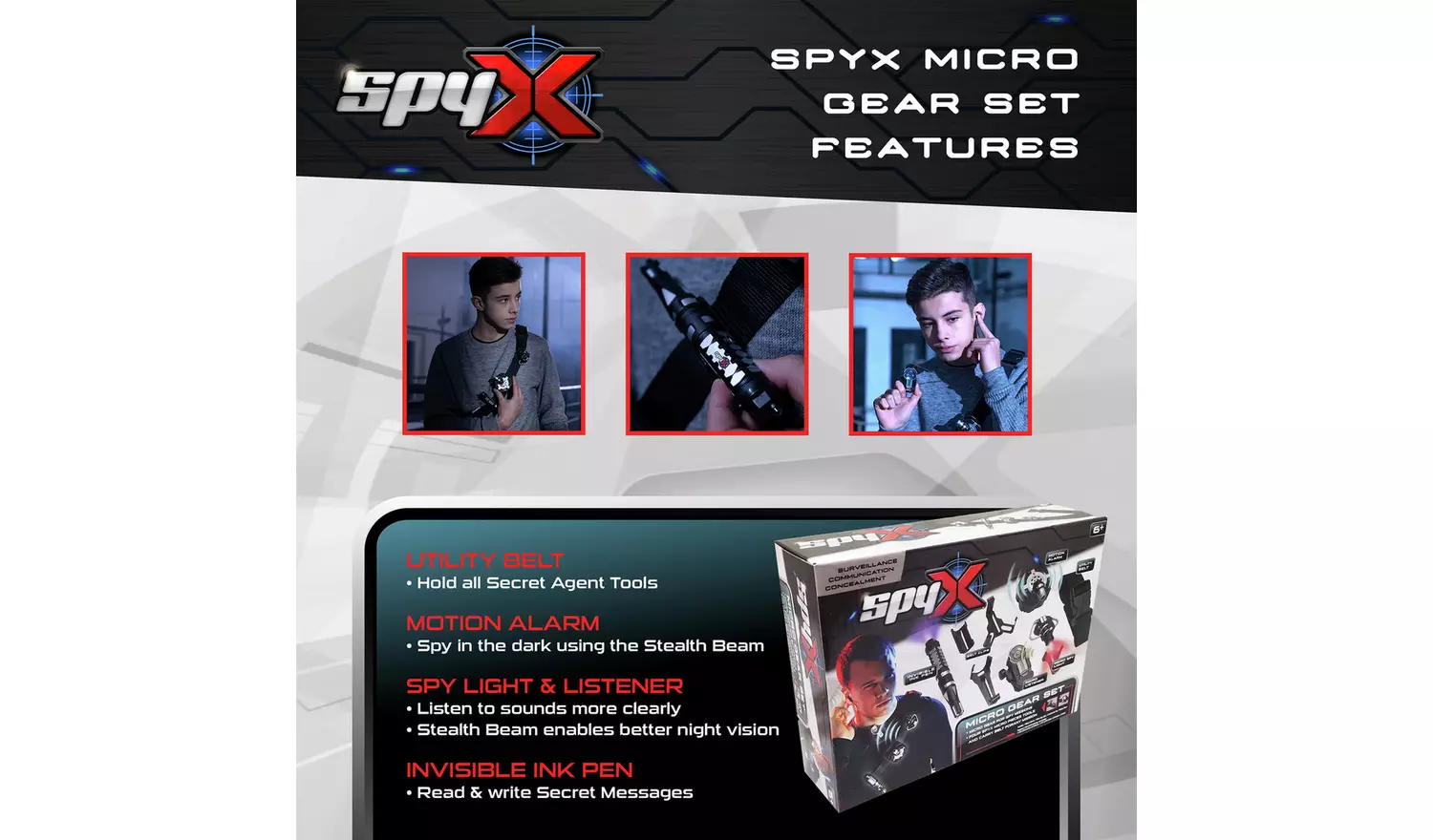Spy X Micro Spy Gear Set