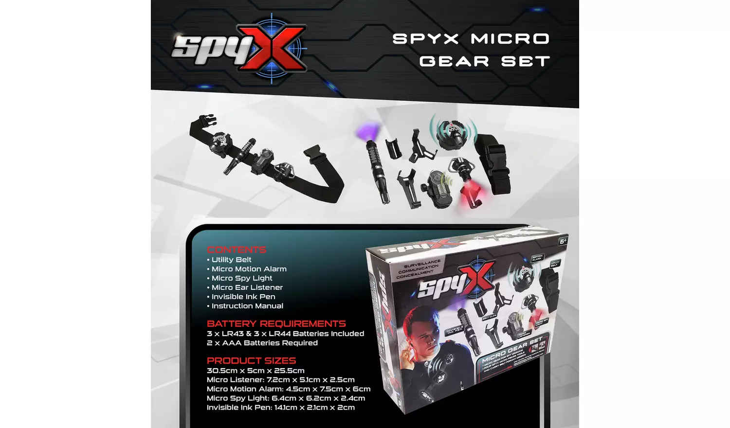 Spy X Micro Spy Gear Set