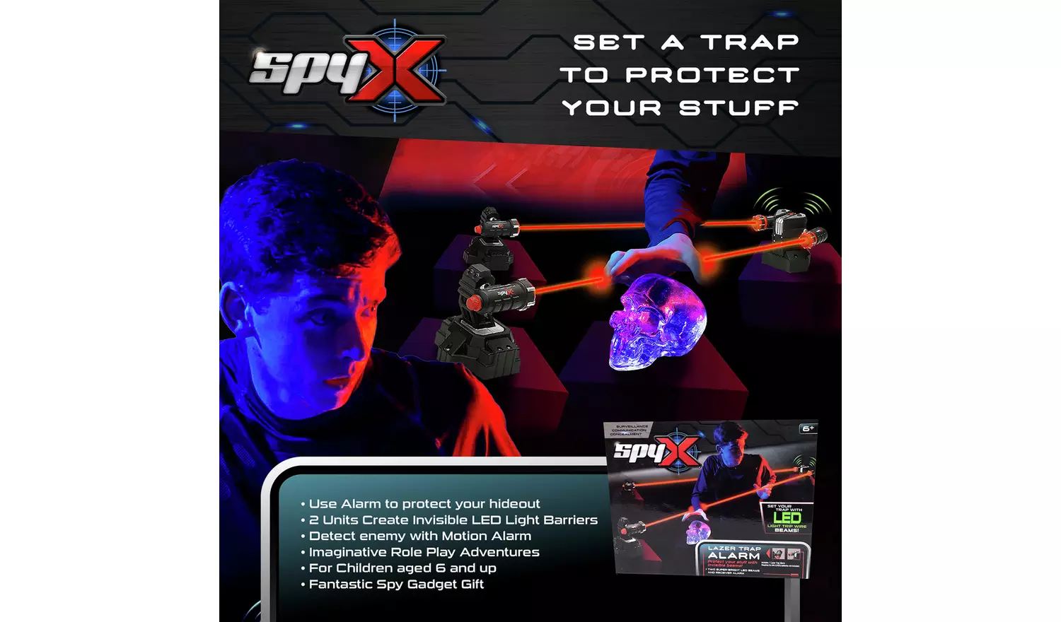 Spy X Lazer Trap Alarm