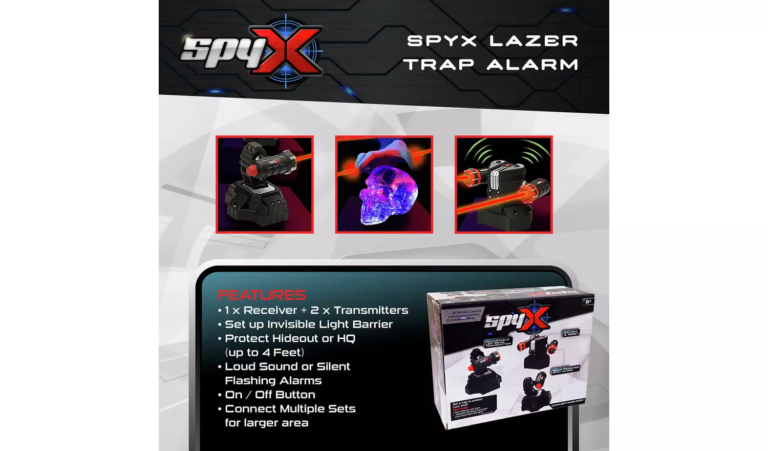 Spy X Lazer Trap Alarm