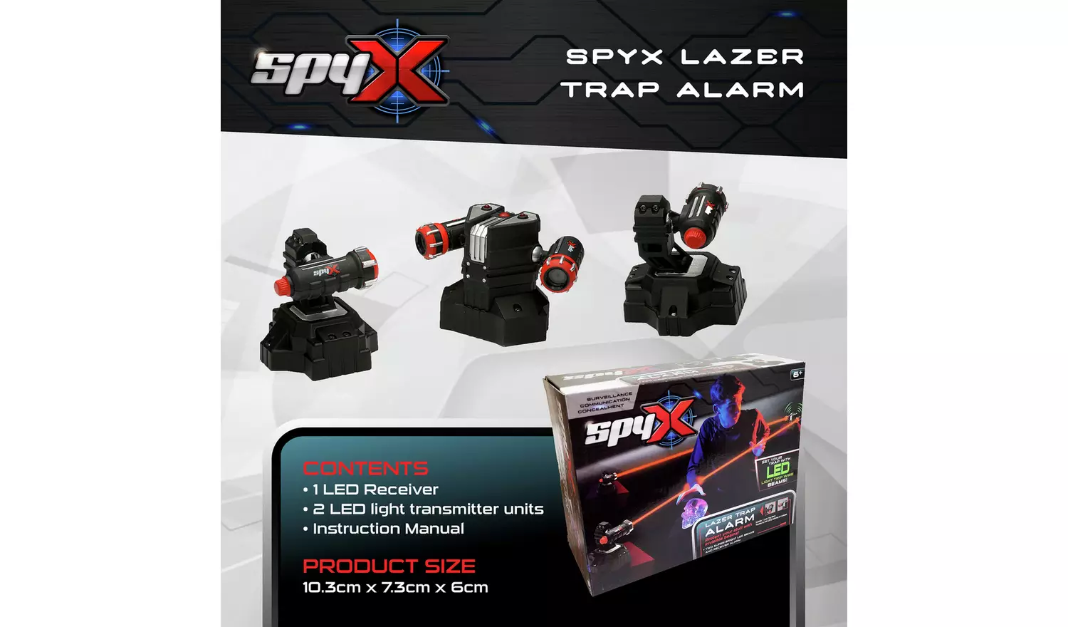 Spy X Lazer Trap Alarm