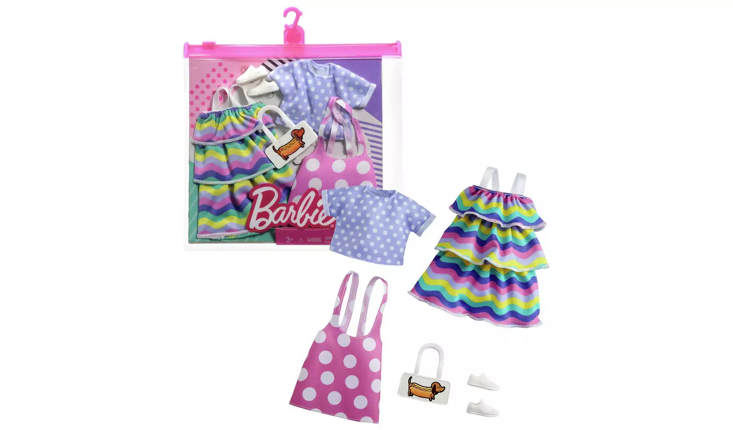 Barbie Fashions 2 Dolls Outfit Pack Assortment