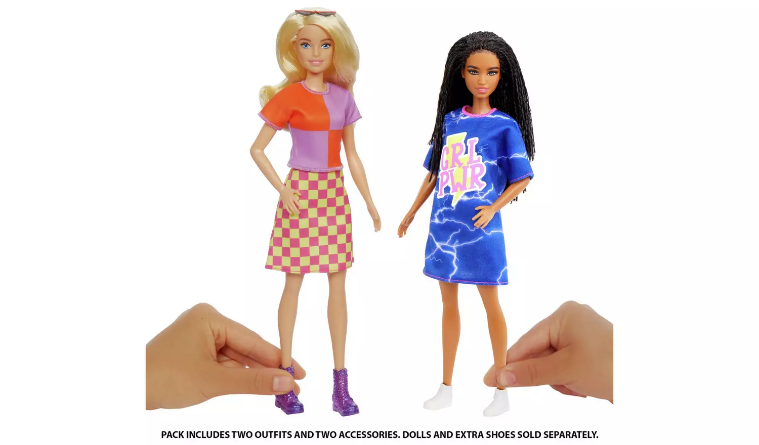 Barbie Fashions 2 Dolls Outfit Pack Assortment