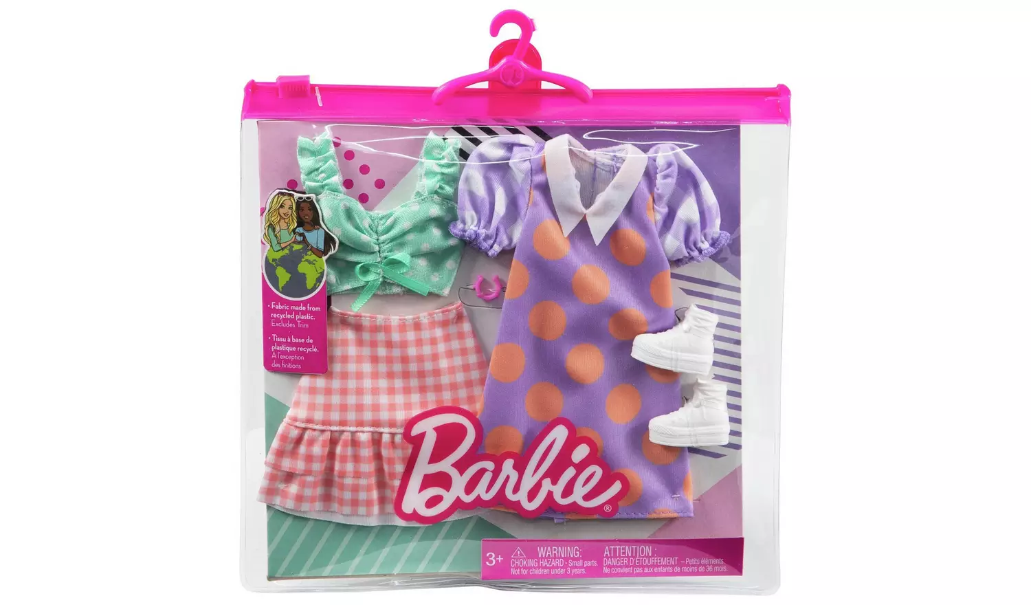 Barbie Fashions 2 Dolls Outfit Pack Assortment