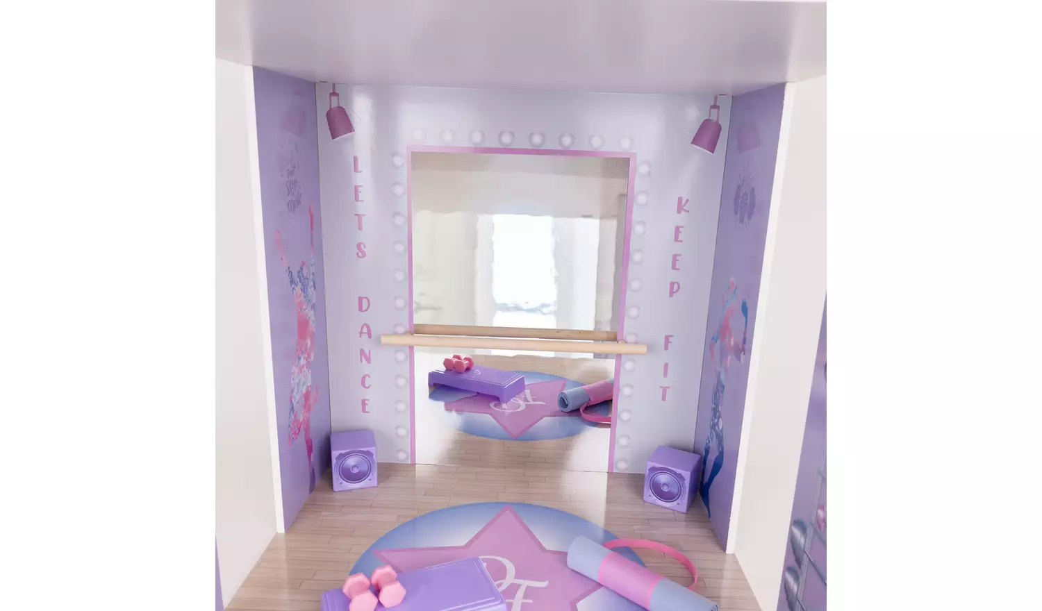 DesignaFriend Wooden Work Out Room