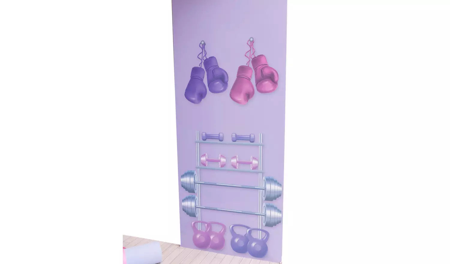 DesignaFriend Wooden Work Out Room