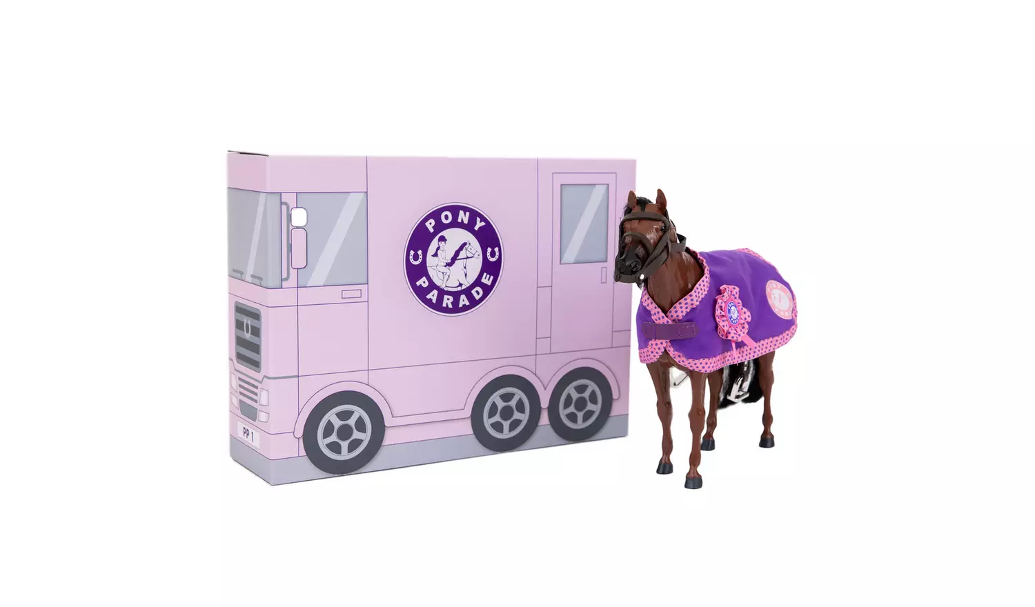 Pony Parade Dark Bay Pony Playset- 10inch/24cm