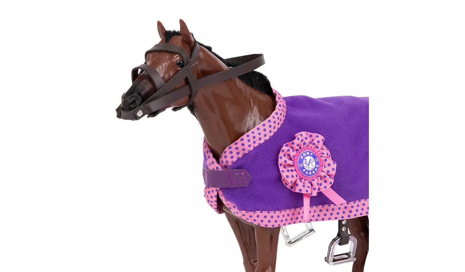 Pony Parade Dark Bay Pony Playset- 10inch/24cm