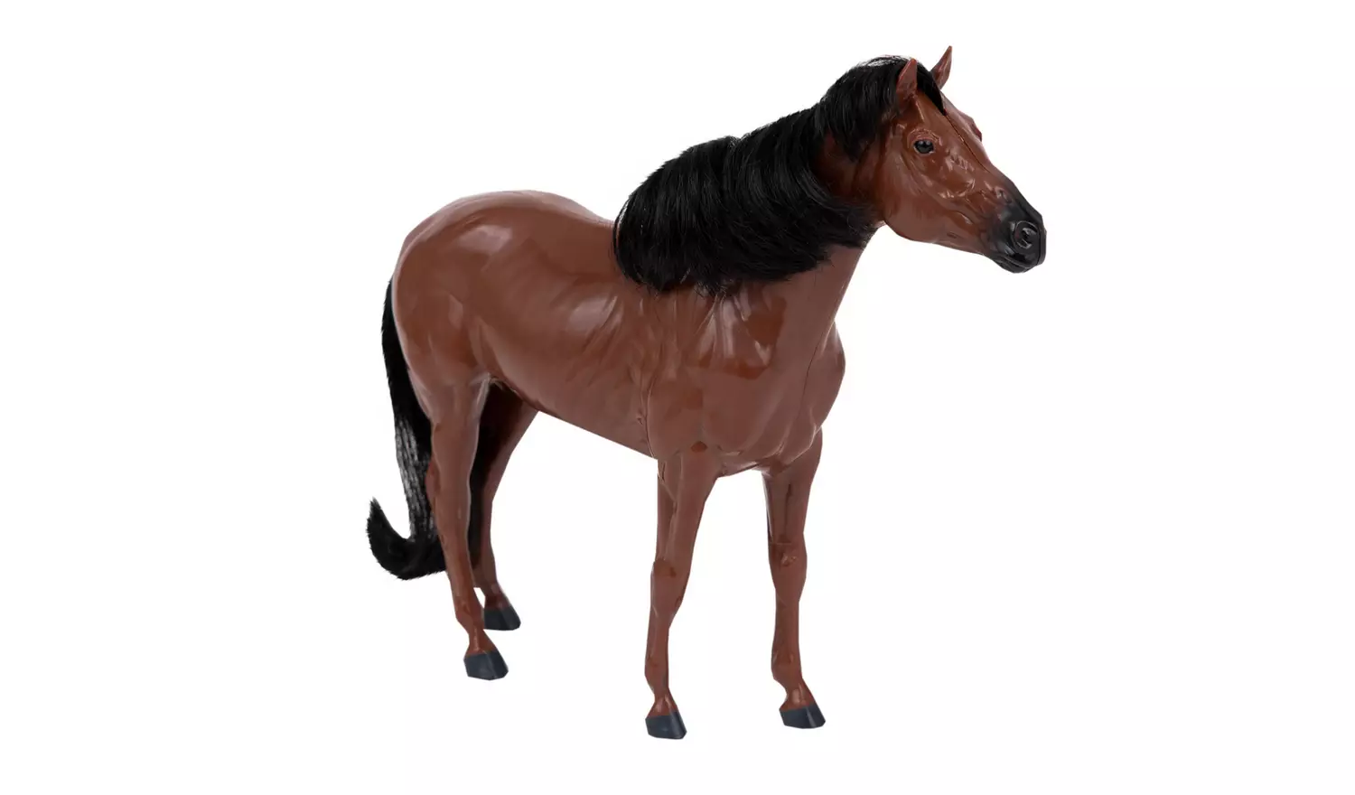 Pony Parade Dark Bay Pony Playset- 10inch/24cm