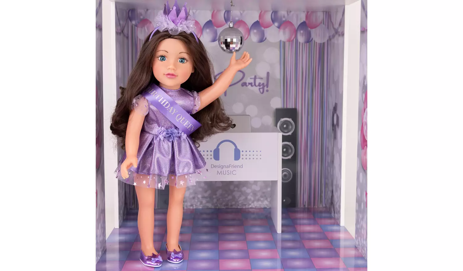 DesignaFriend Birthday Queen Dolls Outfit