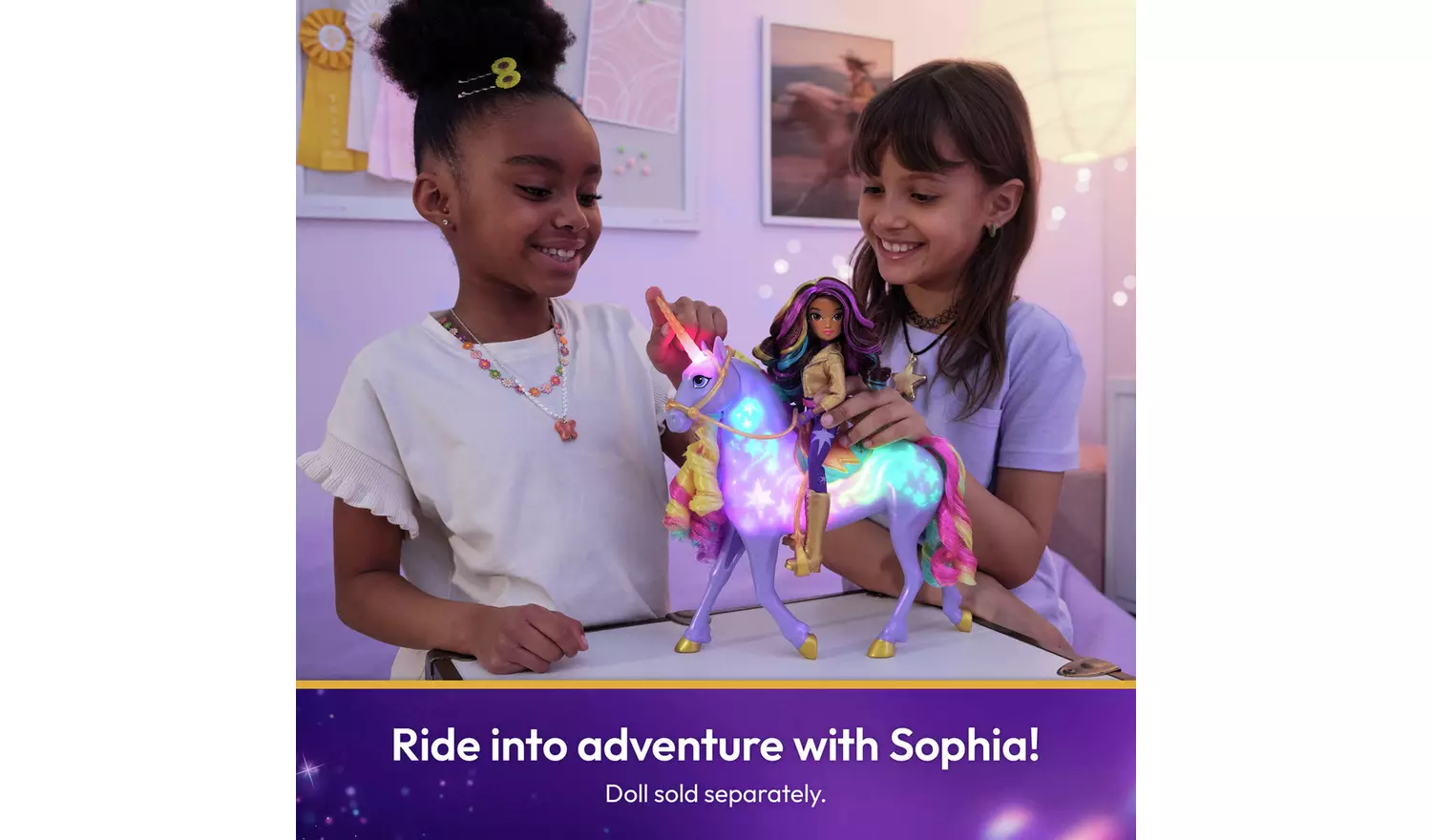 Unicorn Academy Rainbow Light-up Wildstar Figure