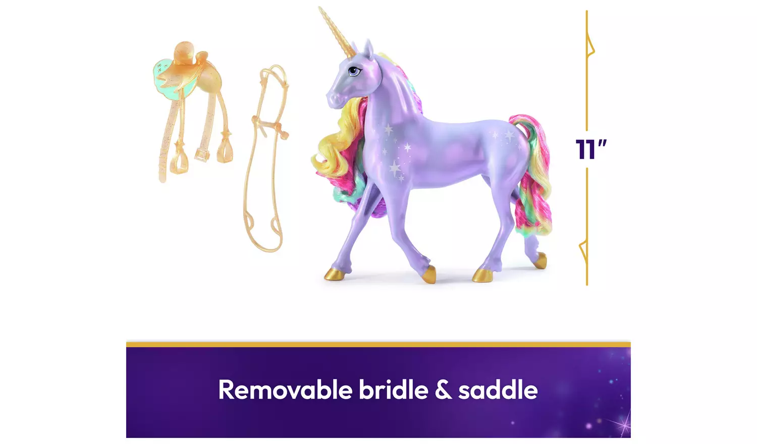 Unicorn Academy Rainbow Light-up Wildstar Figure