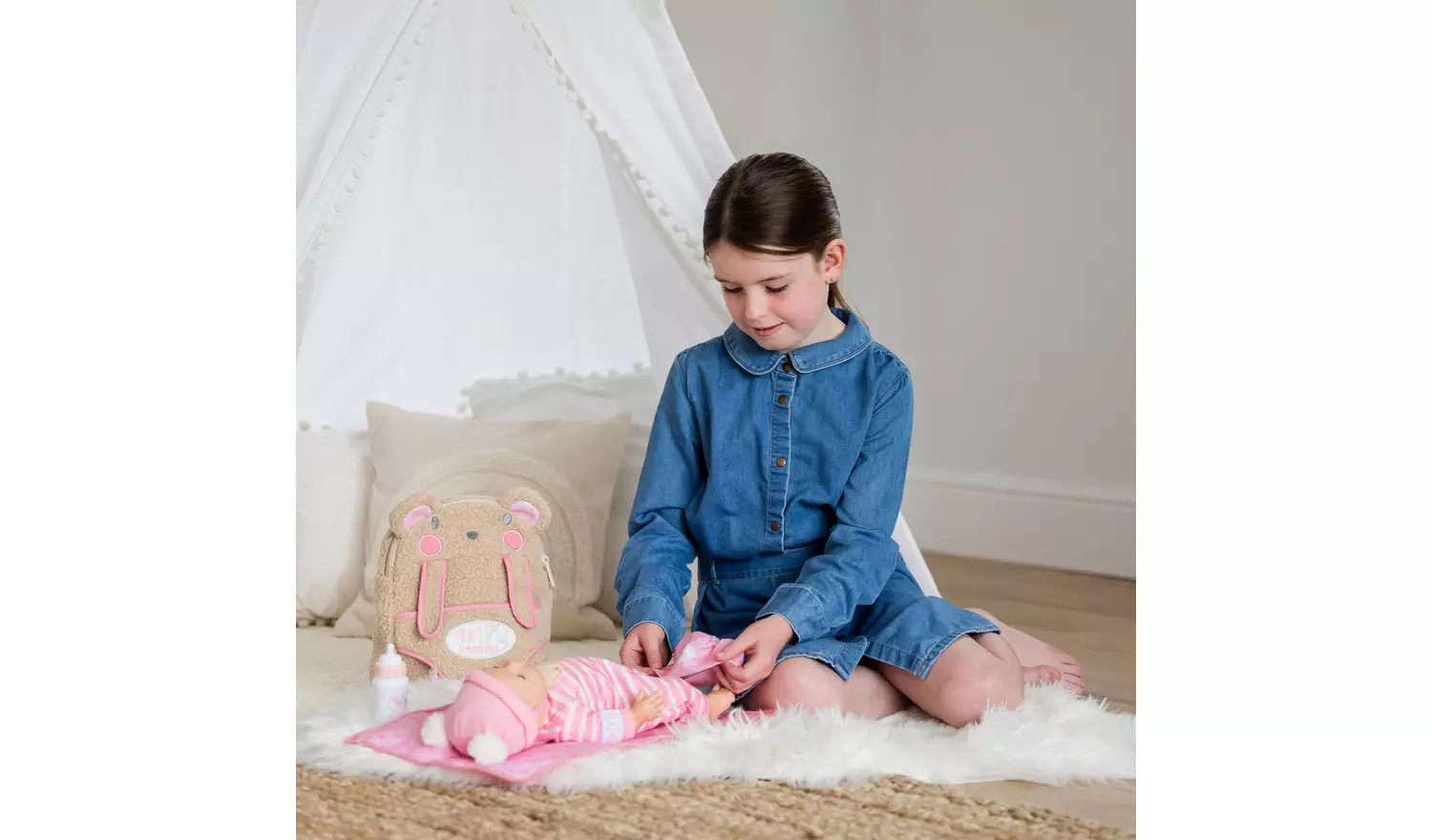 My First Tiny Treasures Bear Hug Changing Bag Carrier